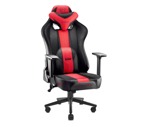 DIABLO Chairs X-PLAYER 2.0 Kids antracytowo-karmazynowy - 1208670 - zdjęcie